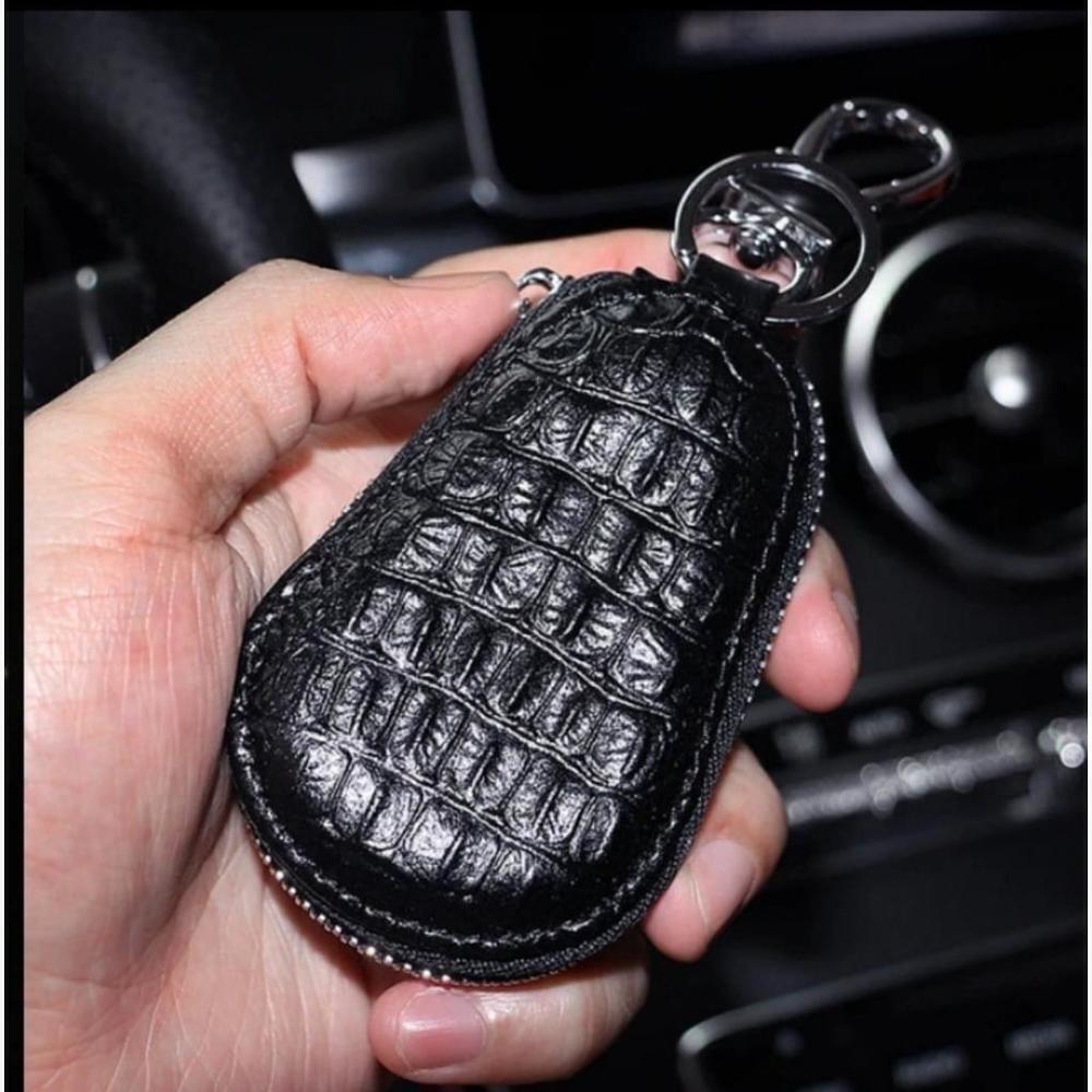 Car Key Holder Case In Black - Picture 2 of 6